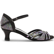Sparkle Shine chaussures de danse en satin noir