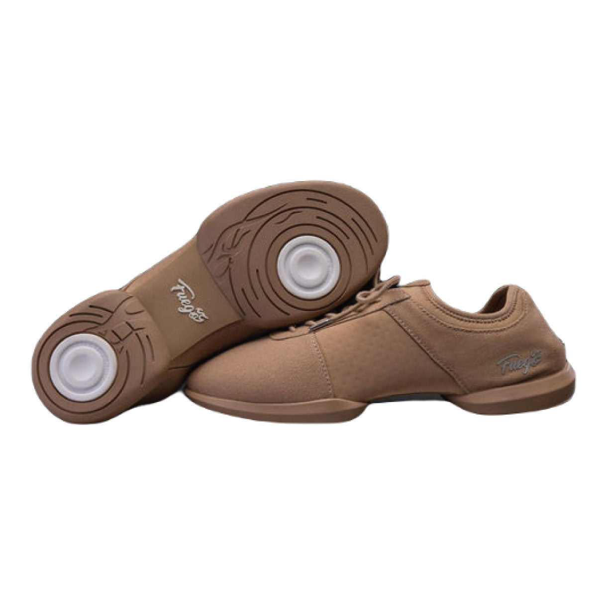 Fuego Dance Sneakers in Latte with Split Sole