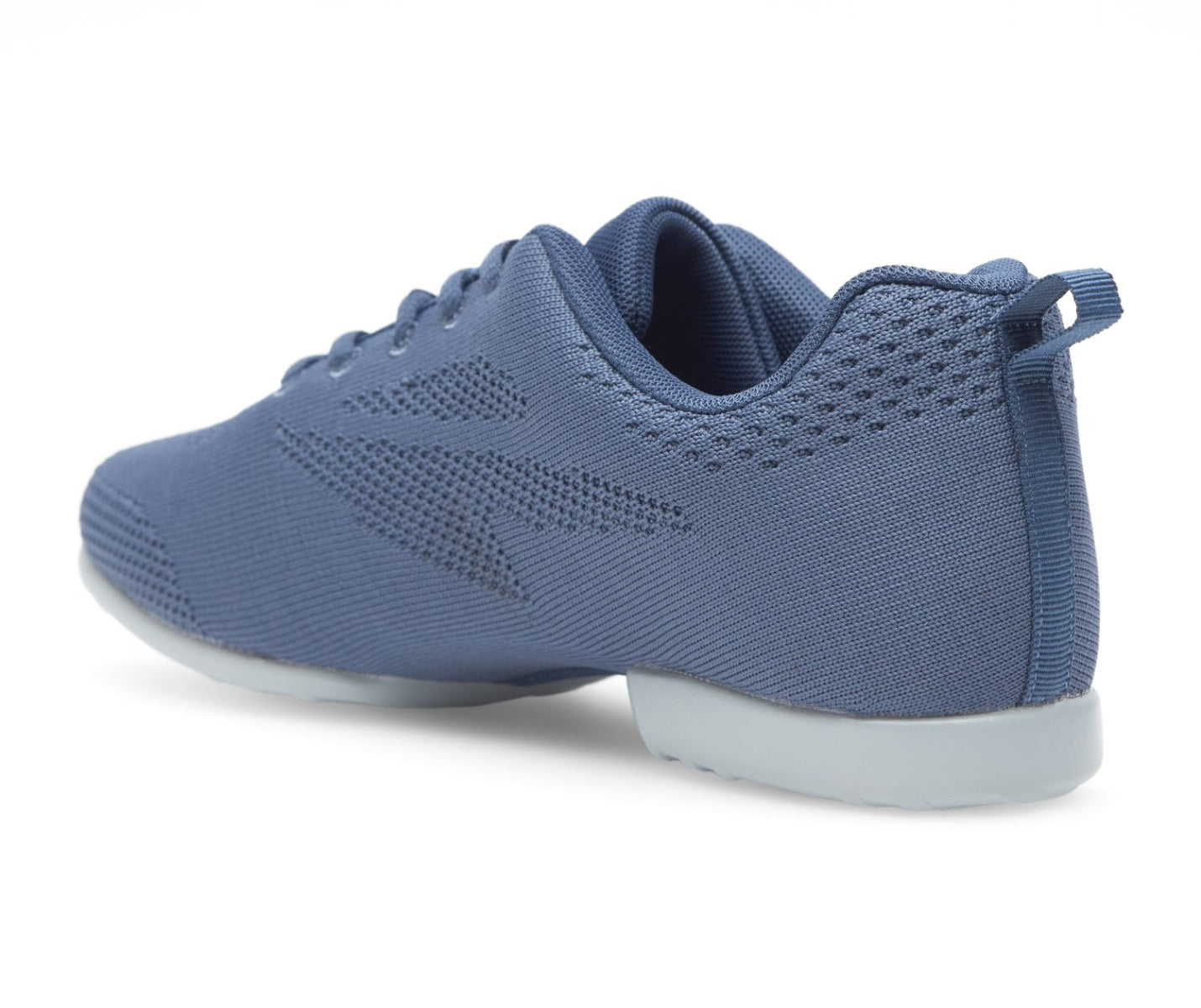 Rumpf 1567 Zuma Tanzsneaker in Blau: Gemusterter Sportschuh mit Anziehlasche und High-Tech Mesh-Gewebe für Komfort.