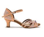 Chaussures De Danse Pour Femme En Maille Respirante - Talon Bloc Bas - Semelle Souple - Pour Pieds Larges - Idéales Loisirs - 5
