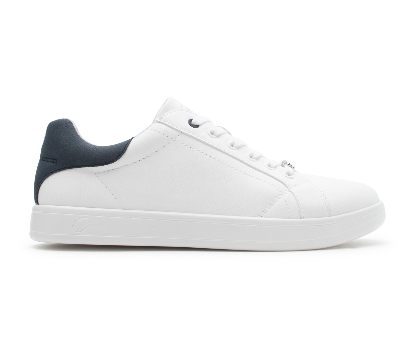 SMOVE Accent Tanzsneaker in Weiss Navyblau von Dancing Queens für Männer mit Performance-Sohle.