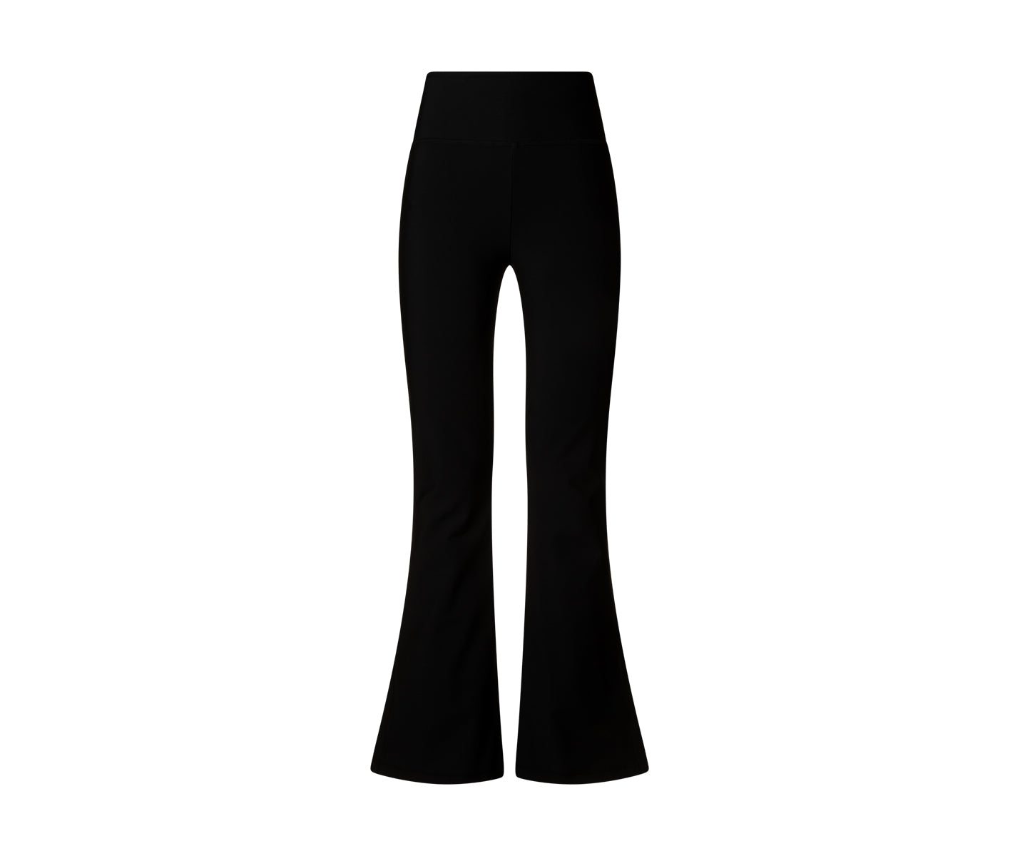 Lisminas 1257 Split Spanish Leggings in Schwarz bieten eine perfekte Passform, isoliert auf weißem Hintergrund.
