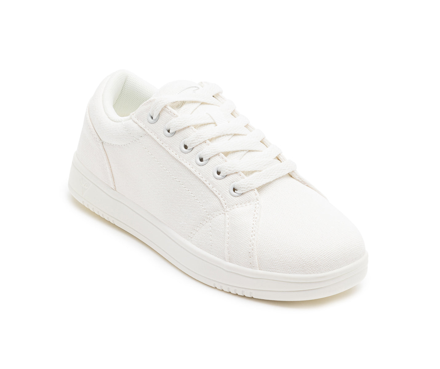 SMOVE Dance Sneaker in Weiss von Dancing Queens: weißer Schnürsenkel, Low-Top, Gummisohle, minimale Nähte.