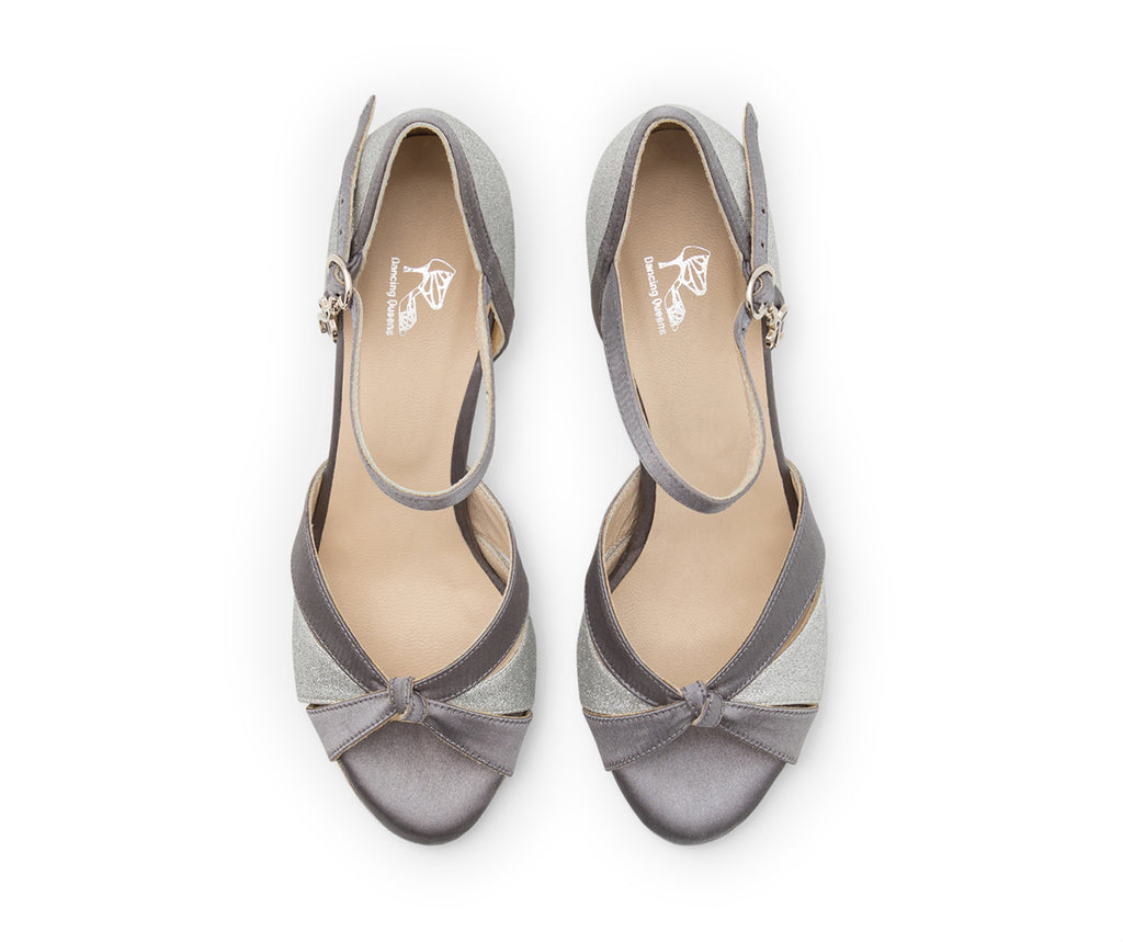 Zapatos de baile de Carina en plata
