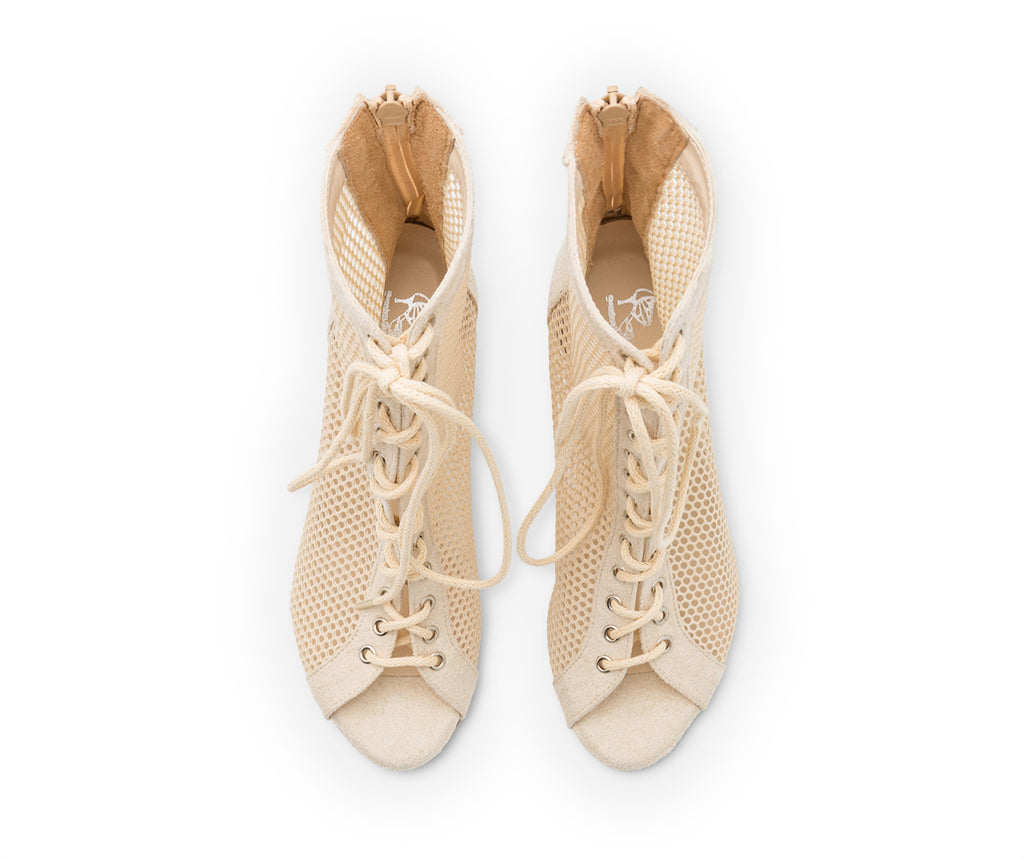 Halley Heels Dance Dance Shoes en Beige