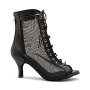 Magnet Aura chaussures de danse en cuir noir