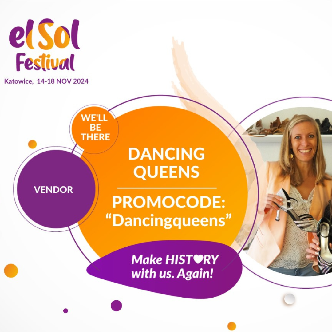 Festivalplakat mit einer lächelnden Frau, die einen Gegenstand hält, zur Werbung für das „elSol“-Festival, Katowice, November 2024.