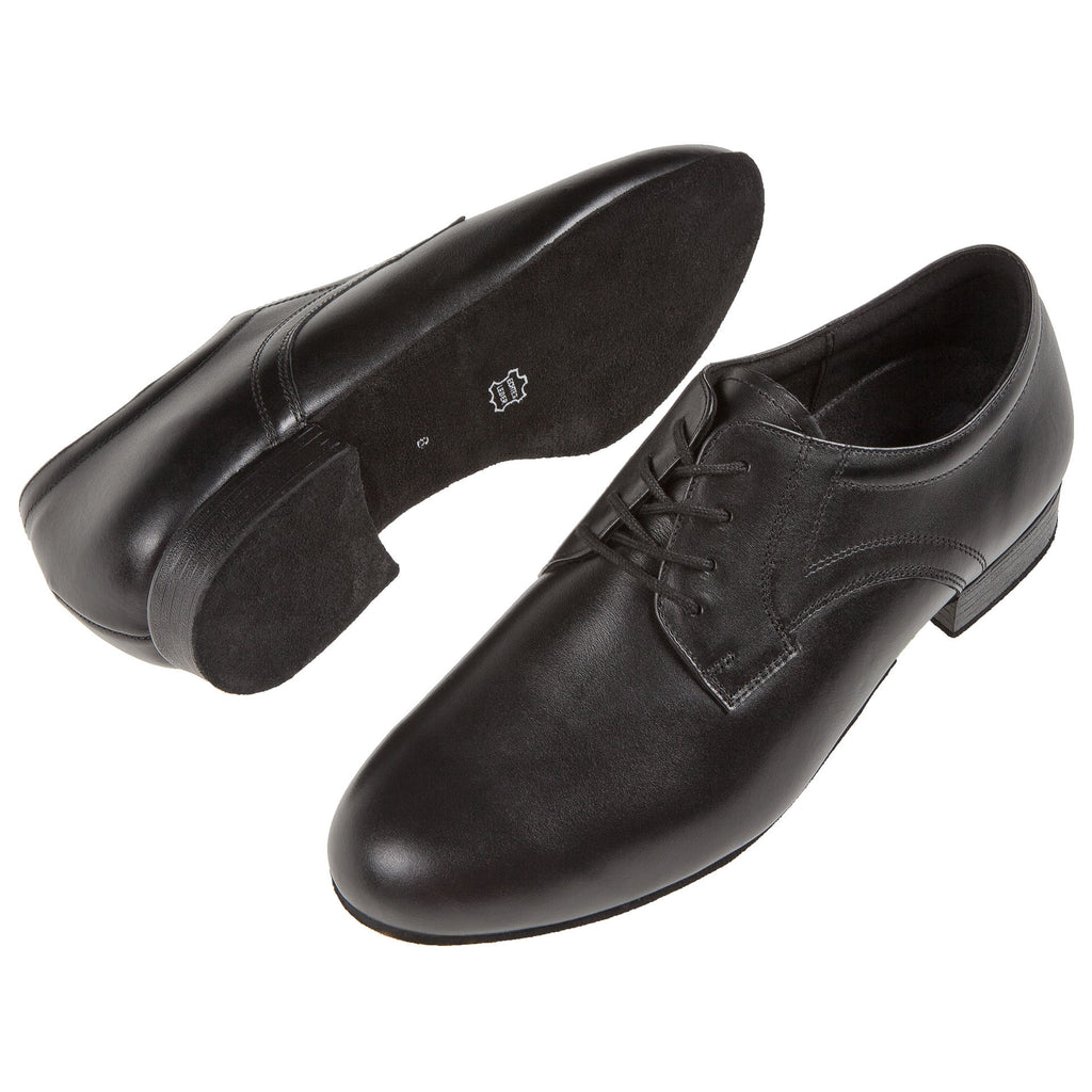 085 zapatos de baile en negro con un amplio ajuste