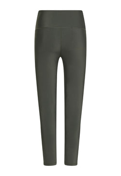 Lismina 1052 Extra Ve High Waist Khaki-Leggings, abgebildet auf weißem Hintergrund.