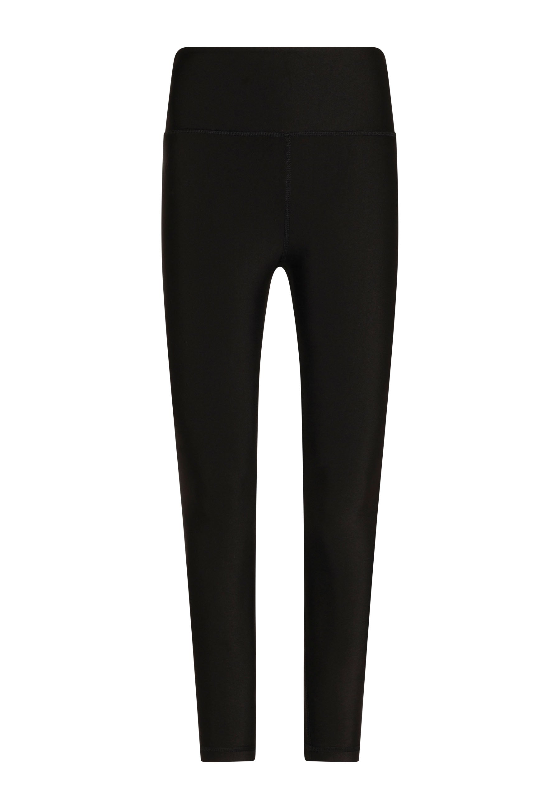 Lismina 297 High Waist Leggings in Schwarz mit Schlank-machen-Effekt, abgebildet auf weißem Hintergrund.