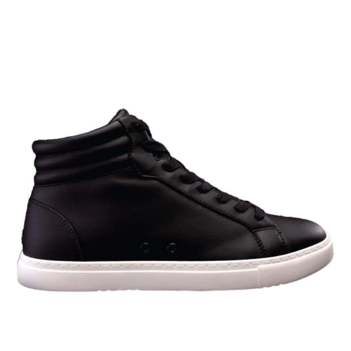 Fuego High-Top Dance Sneakers in Schwarz/Weiss, Seitenansicht von Fuego Dance Shoes.