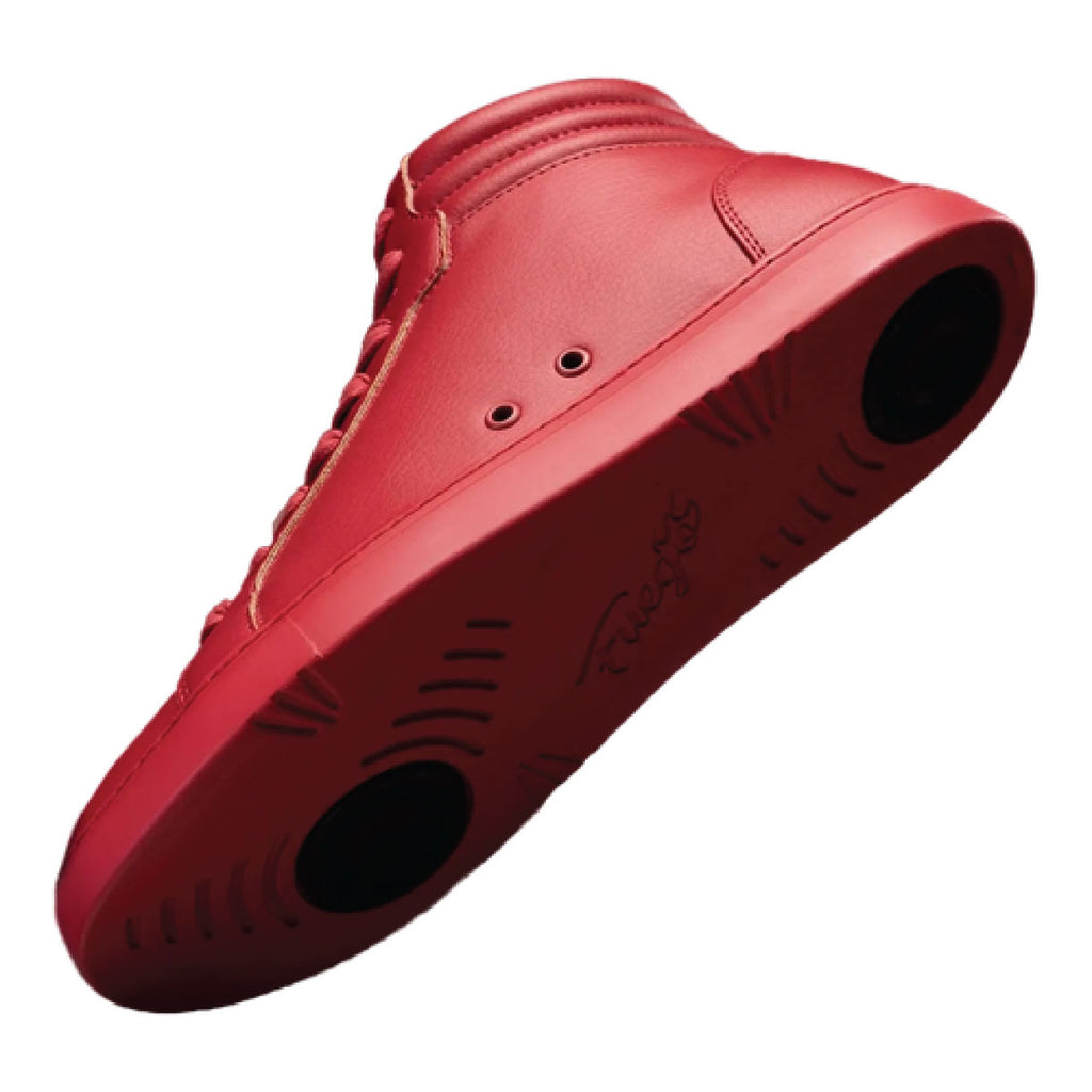 Sneakers da ballo alte Fuego di colore rosso