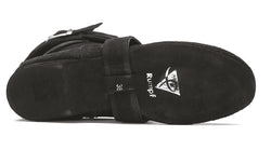 Sohlenansicht des Rumpf 8840 West Coast Swing Tanzstiefels in Schwarz, ideal für Linedance oder West Coast Swing.