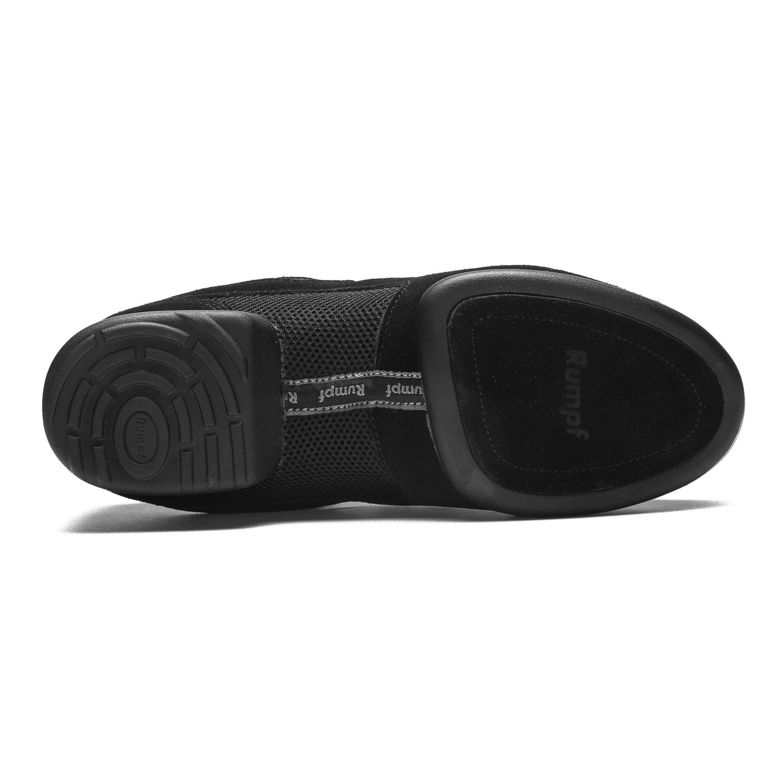 Der 1592 Jive Sneaker von Rumpf hat eine strukturierte, geteilte Sohle und eine Unterseite aus Mesh-Gewebe.